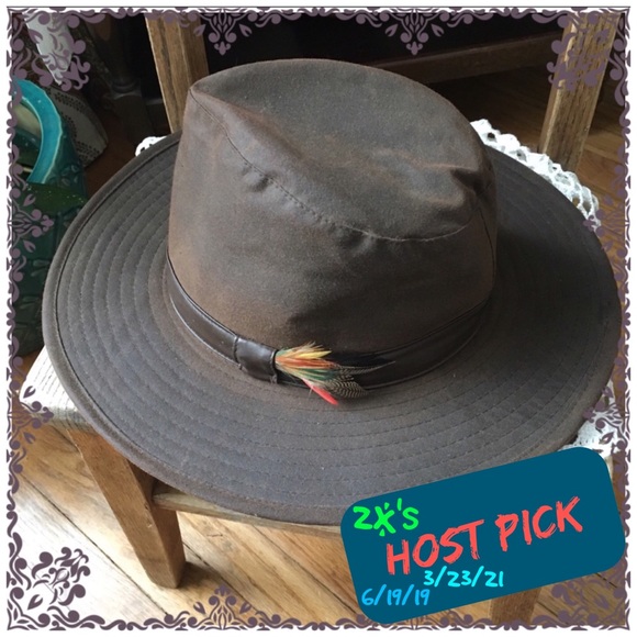 Men’s Oiled Cloth Safari Explorer Hat - Picture 5 of 5
